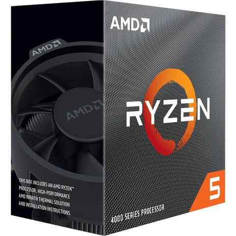 Boîte du processeur AMD Ryzen 5 4500 – vue principale sur fond blanc