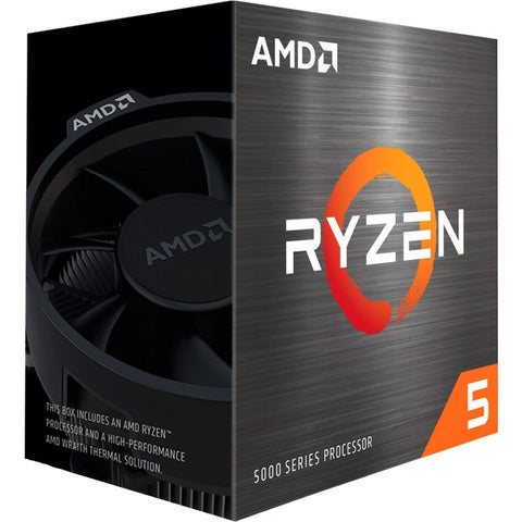Boîte du processeur AMD Ryzen 5 5600XT – vue principale sur fond blanc