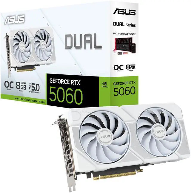 ASUS Dual GeForce RTX 5060 8 Go GDDR7 OC Blanc — vue 15