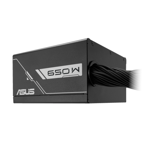 ASUS Prime 650W Bronze Black Edition – alimentation PC, vue côté droit – photo 1