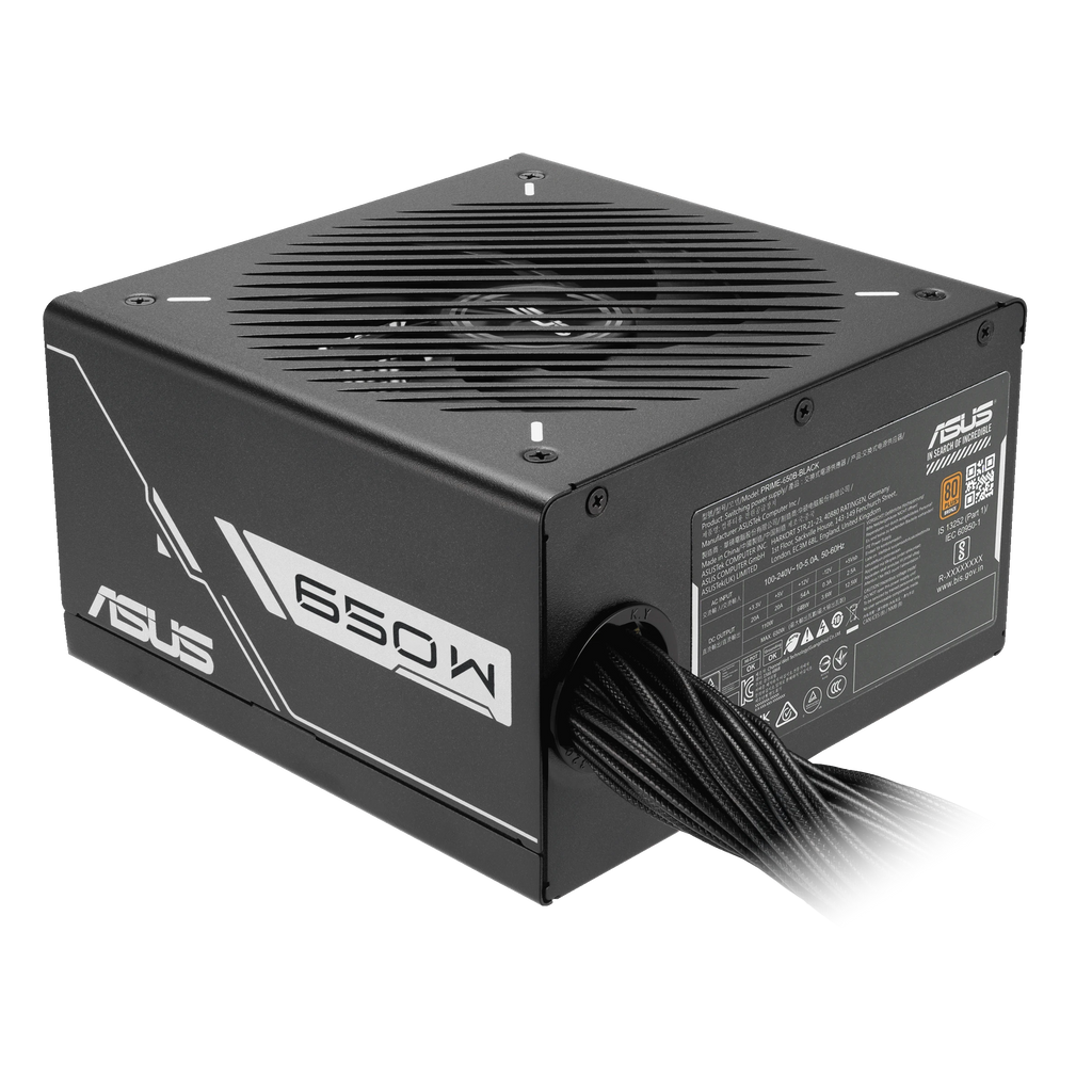 ASUS Prime 650W Bronze Black Edition – alimentation PC, vue produit 7 – photo 7