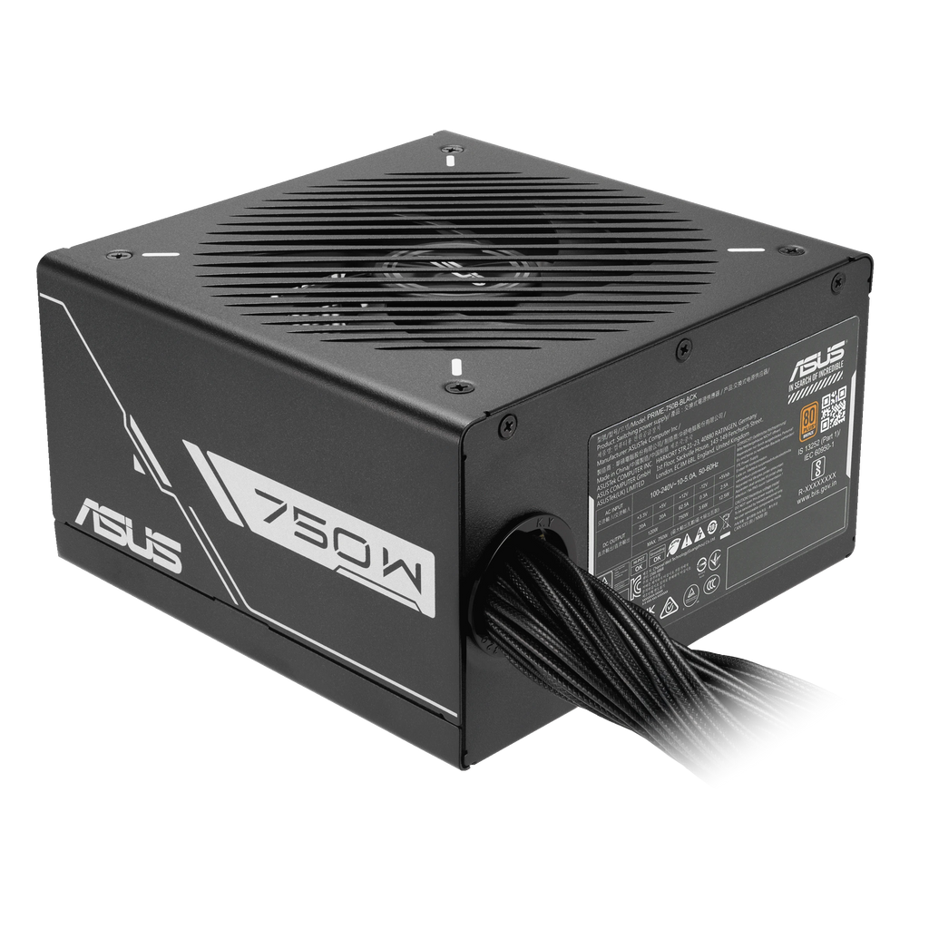 ASUS Prime 750W Bronze Black Edition – alimentation PC, vue produit 7 – photo 7
