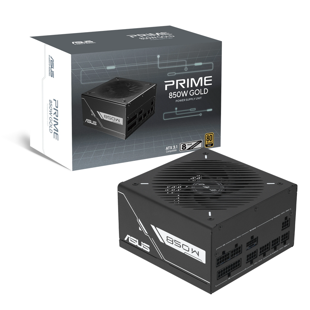 ASUS Prime 850W Gold – alimentation PC, vue produit 11 – photo 11