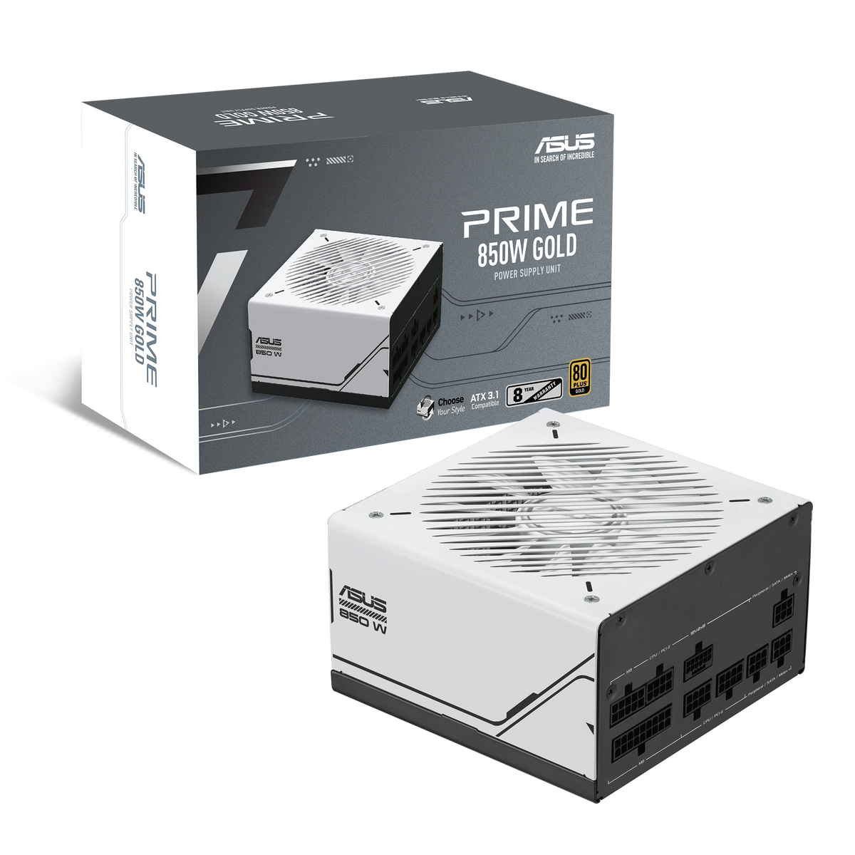 ASUS Prime AP-850G 850W Gold – alimentation PC, vue produit 12 – photo 12