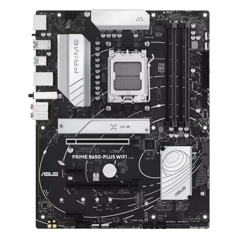 ASUS PRIME B650-PLUS WIFI — vue principale sur fond blanc carré — réf. 90MB1KP0-M0EAY0