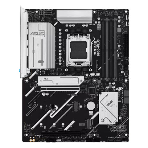 ASUS PRIME B850-PLUS-CSM — vue principale sur fond blanc carré — réf. 90MB1LC0-M0EAYC