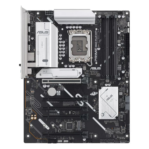 ASUS PRIME B860-PLUS WIFI — vue principale sur fond blanc carré — réf. 90MB1K50-M0EAY0