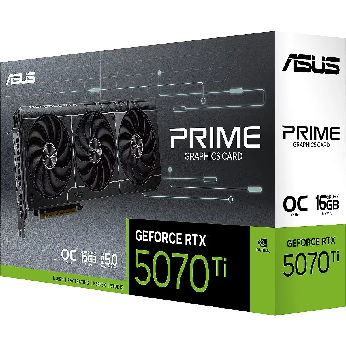 ASUS Prime GeForce RTX 5070 Ti 16 Go GDDR7 OC — vue 23