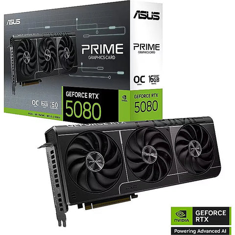 ASUS Prime GeForce RTX 5080 16 Go GDDR7 OC — vue 1