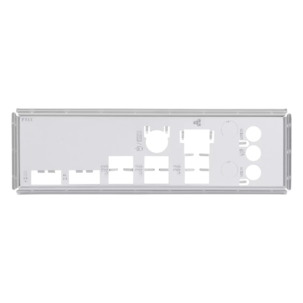 ASUS PRIME H810M-A-CSM — plaque des entrées-sorties sur fond blanc carré — réf. 90MB1KK0-M0EAYC