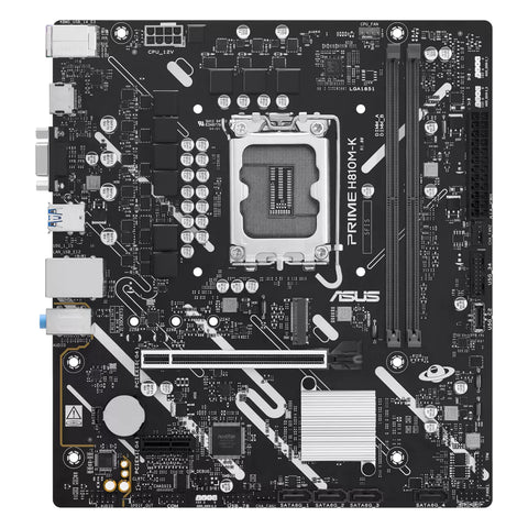 ASUS PRIME H810M-K — vue principale sur fond blanc carré — réf. 90MB1N10-M0EAY0