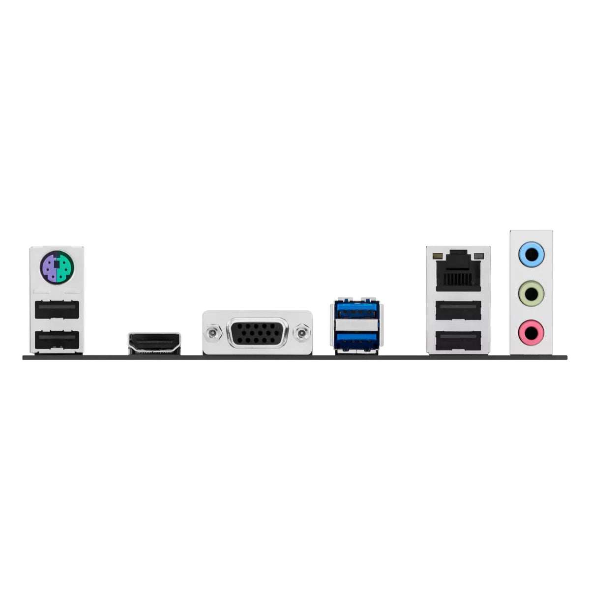 ASUS PRIME H810M-K — connectique arrière sur fond blanc carré — réf. 90MB1N10-M0EAY0