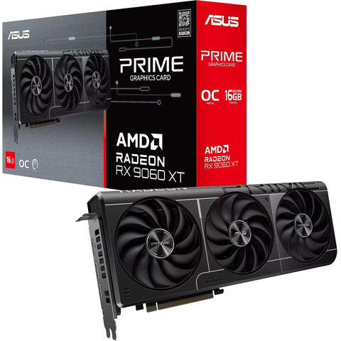 ASUS Prime Radeon RX 9060 XT 16 Go GDDR6 OC — vue 1