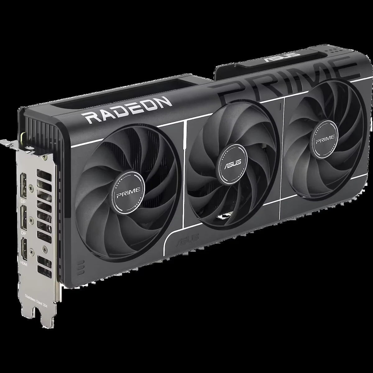 ASUS Prime Radeon RX 9060 XT 16 Go GDDR6 OC — vue 3