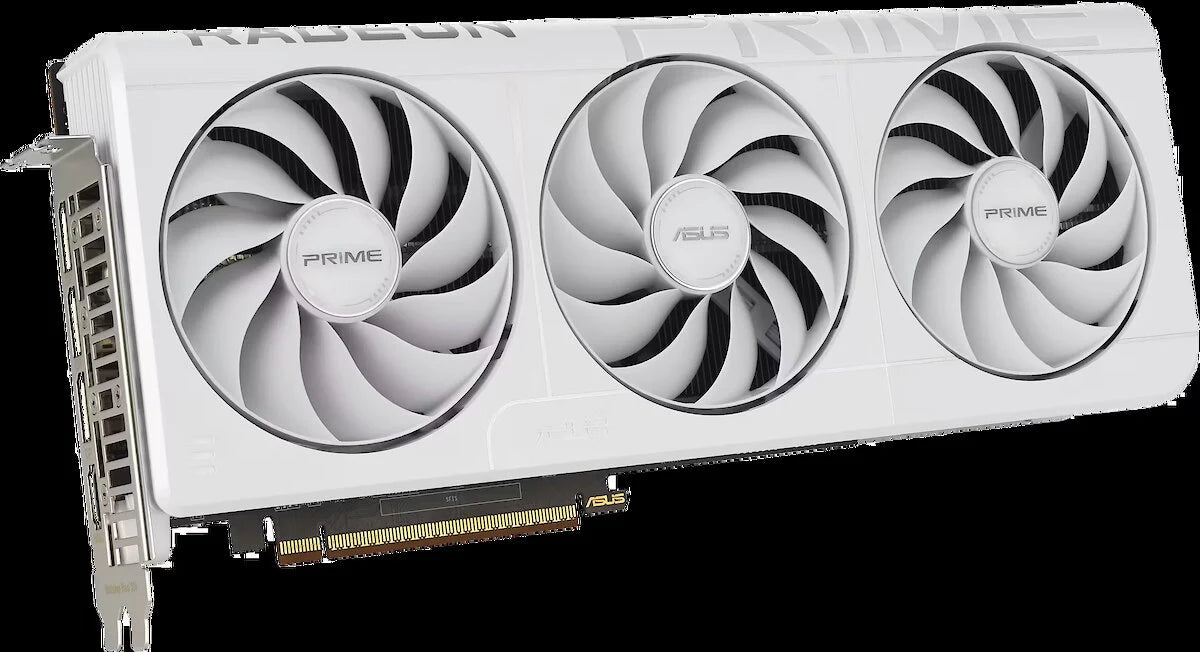 ASUS Prime Radeon RX 9070 XT 16 Go GDDR6 OC Blanc — vue 4