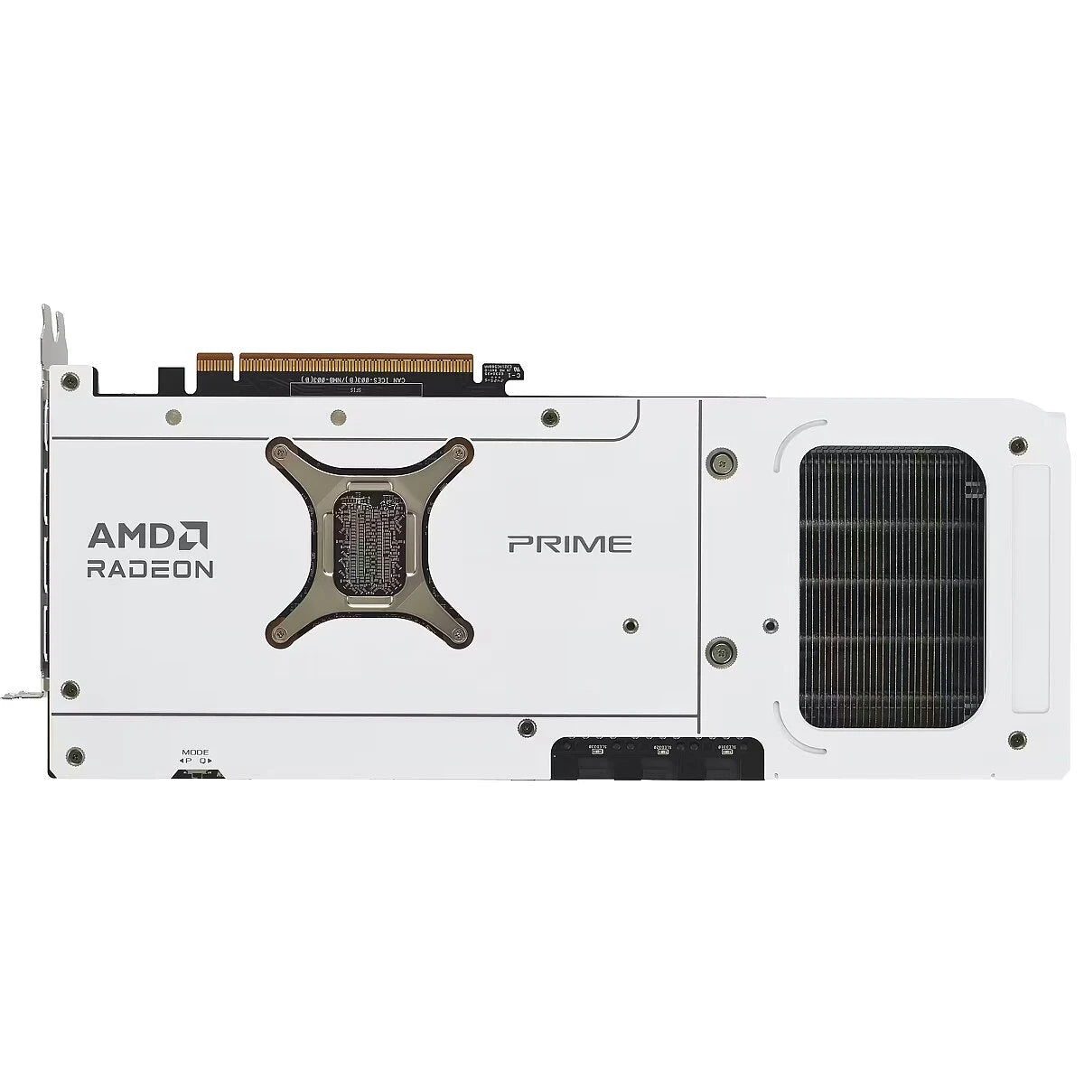 ASUS Prime Radeon RX 9070 XT 16 Go GDDR6 OC Blanc — vue 9