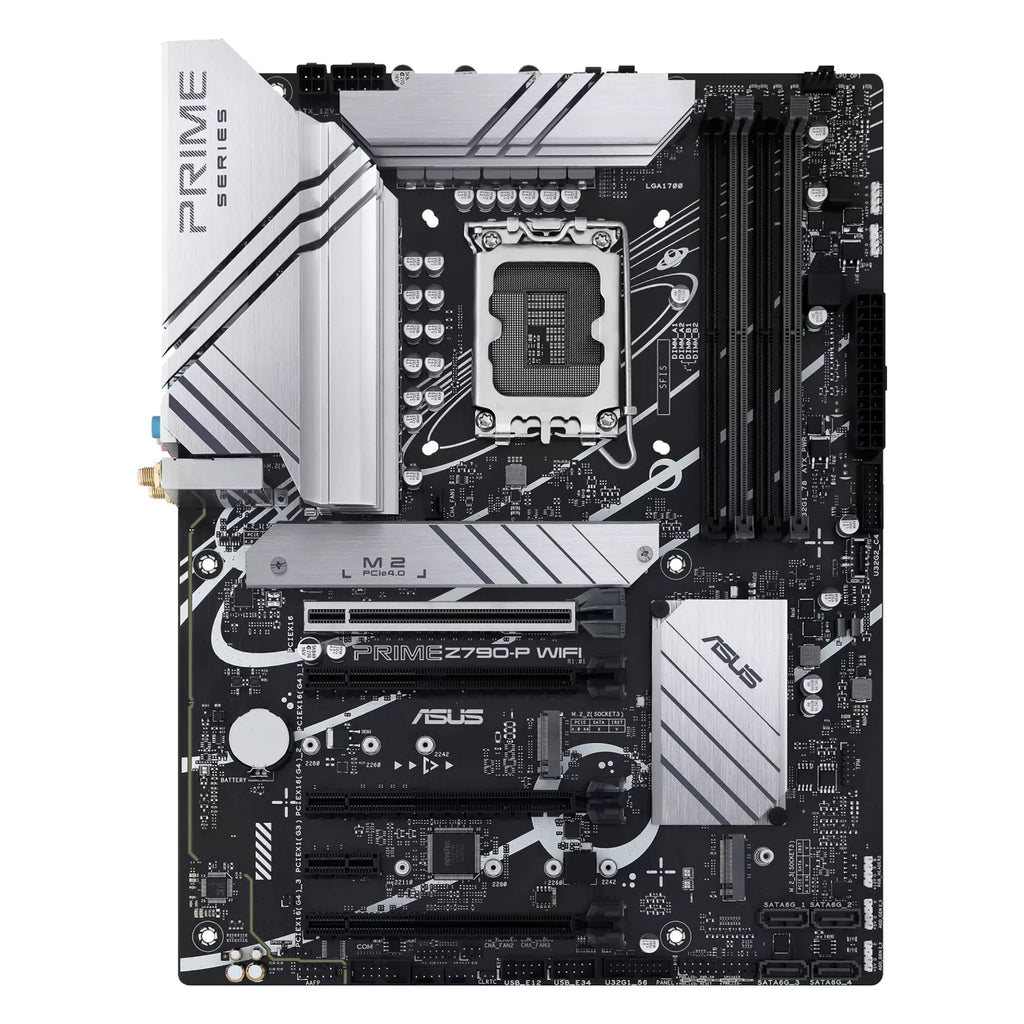 ASUS PRIME Z790-P WIFI — vue principale sur fond blanc carré — réf. 90MB1CJ0-M1EAY0
