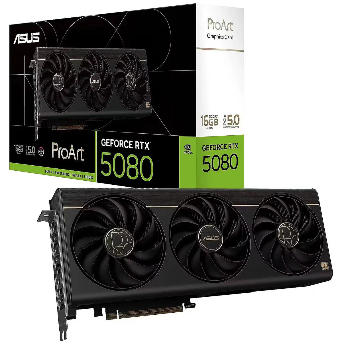 ASUS ProArt GeForce RTX 5080 16 Go GDDR7 OC — vue 1