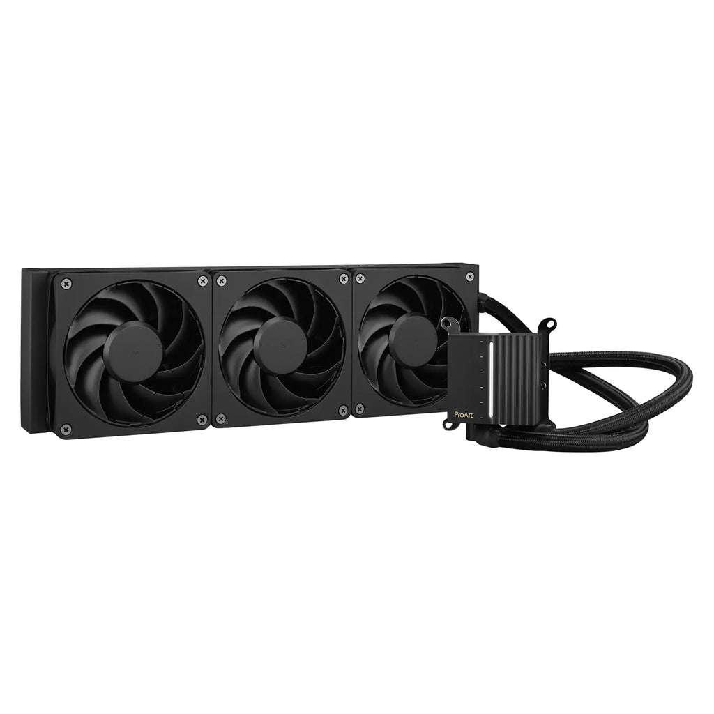 ASUS ProArt LC 360 noir, vue en perspective à 45 degrés — 90RC0120-M0UAY0