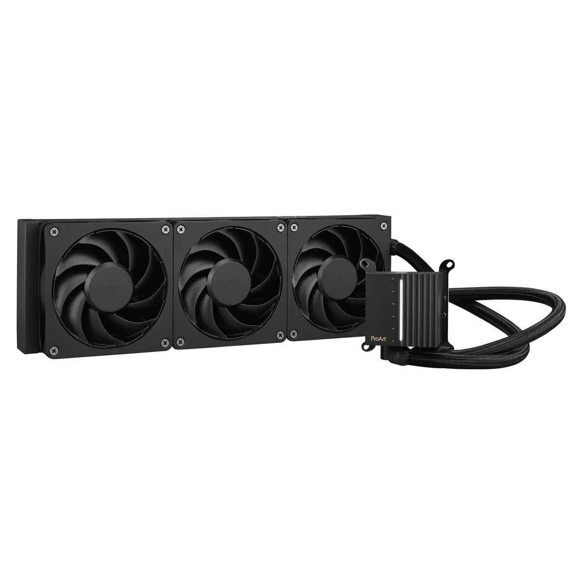 ASUS ProArt LC 360 noir, vue en perspective à 45 degrés — 90RC0120-M0UAY0