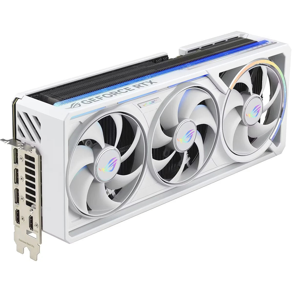 ASUS ROG Astral GeForce RTX 5080 16 Go GDDR7 OC Blanc — vue 3