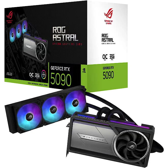 ASUS ROG Astral LC GeForce RTX 5090 32 Go GDDR7 — vue 1