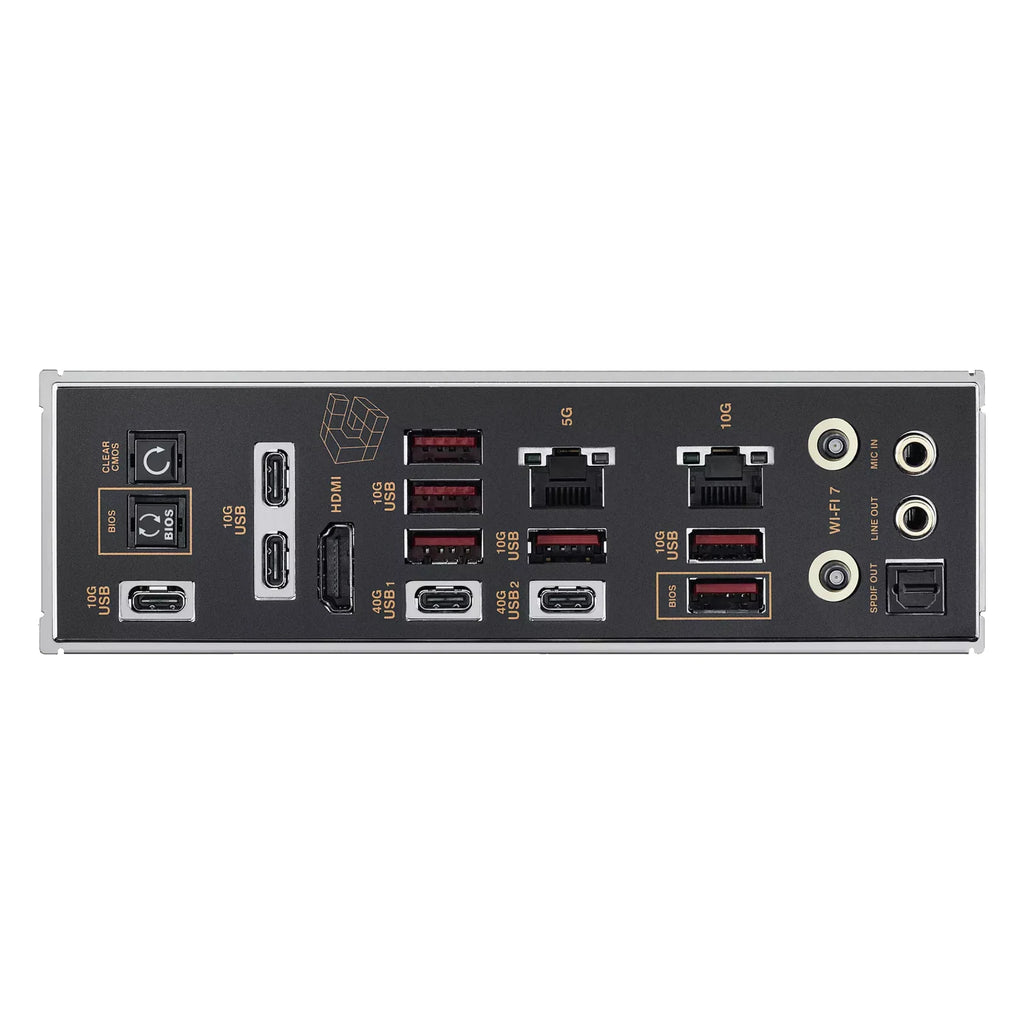 ASUS ROG CROSSHAIR 2006 — vue arrière sur fond blanc carré — réf. 90MB1PP0-M0EAY0