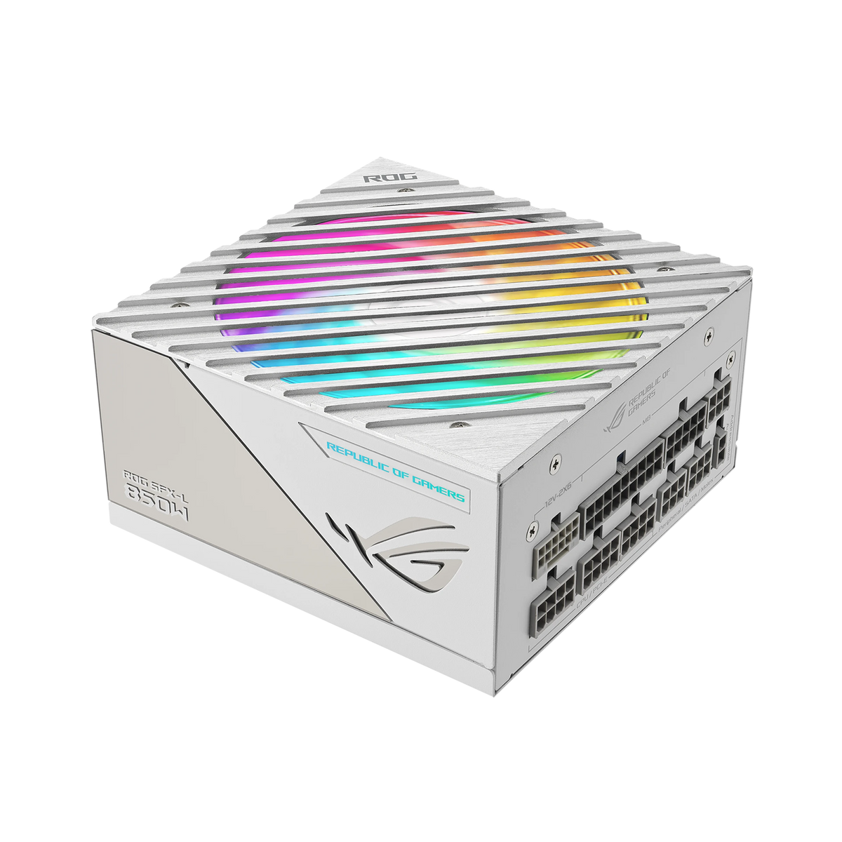 ASUS ROG Loki SFX-L 850W Platinum White Edition – alimentation PC, vue avant – photo 1
