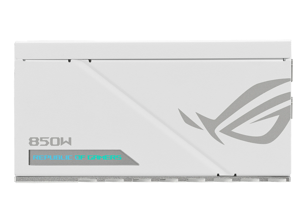 ASUS ROG Loki SFX-L 850W Platinum White Edition – alimentation PC, vue côté gauche – photo 3