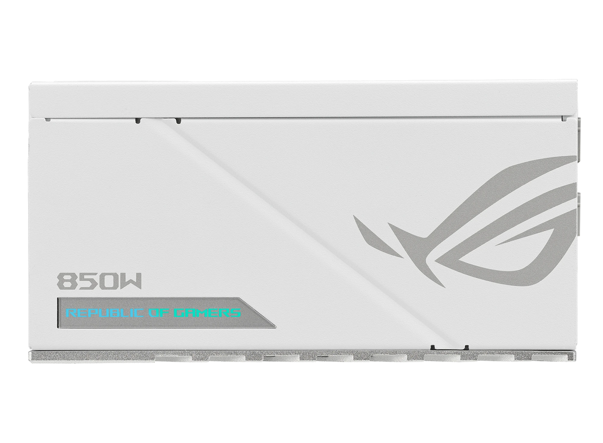 ASUS ROG Loki SFX-L 850W Platinum White Edition – alimentation PC, vue côté gauche – photo 3