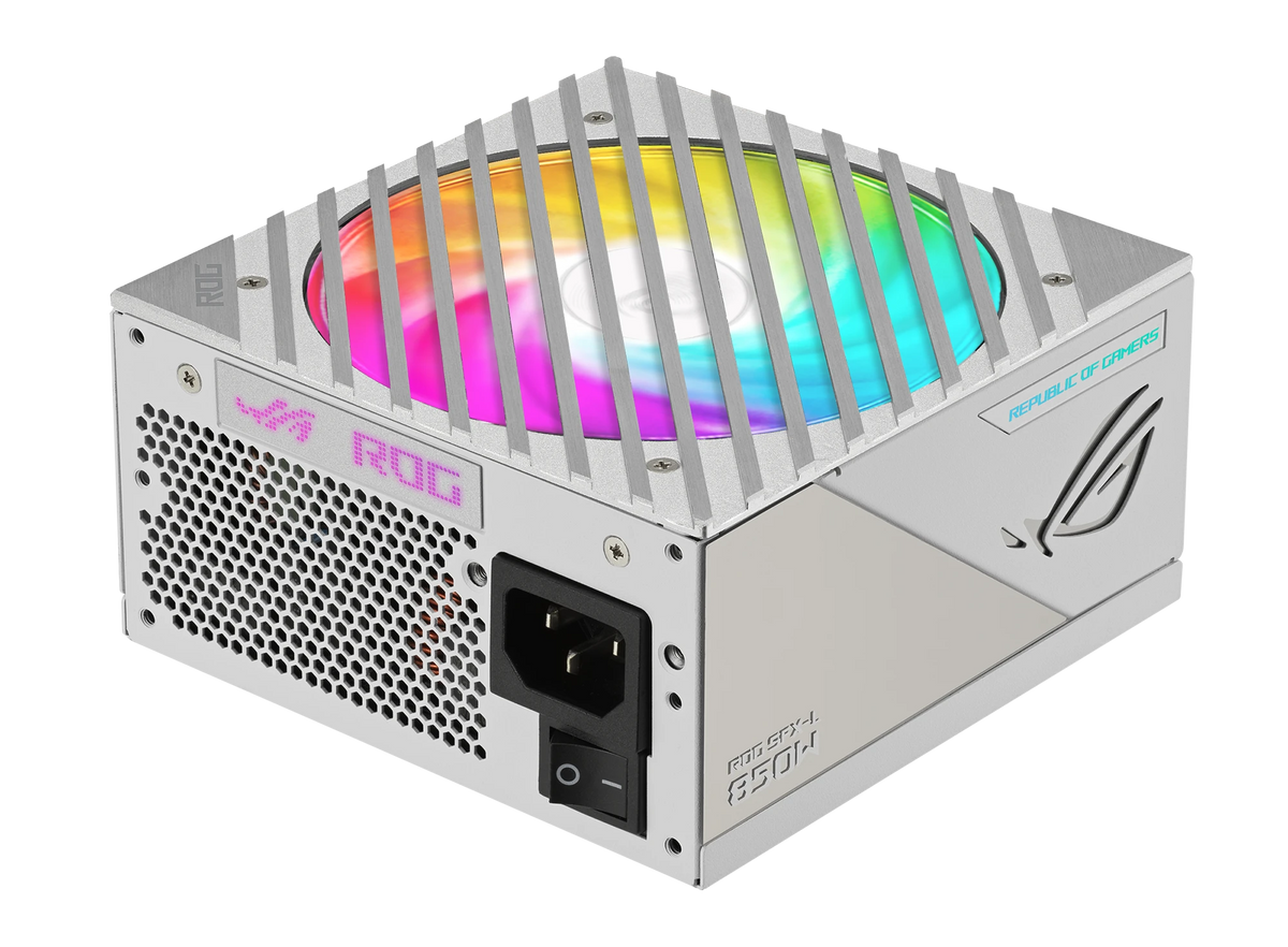 ASUS ROG Loki SFX-L 850W Platinum White Edition – alimentation PC, vue arrière – photo 4