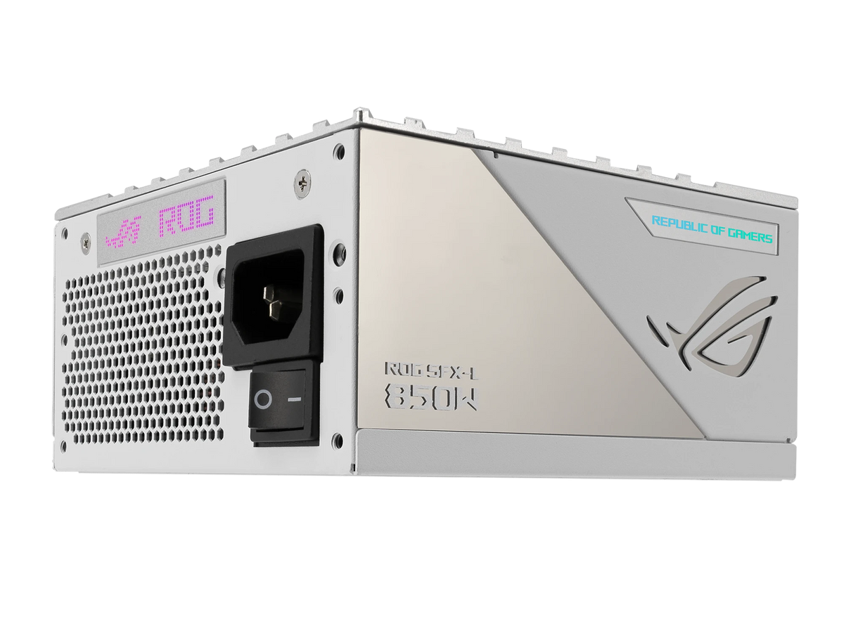 ASUS ROG Loki SFX-L 850W Platinum White Edition – alimentation PC, vue arrière – photo 9