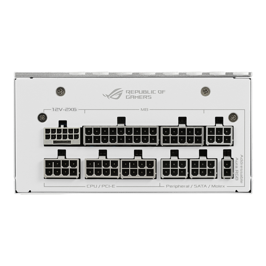 ASUS ROG Loki SFX-L 850W Platinum White Edition – alimentation PC, vue produit 10 – photo 10