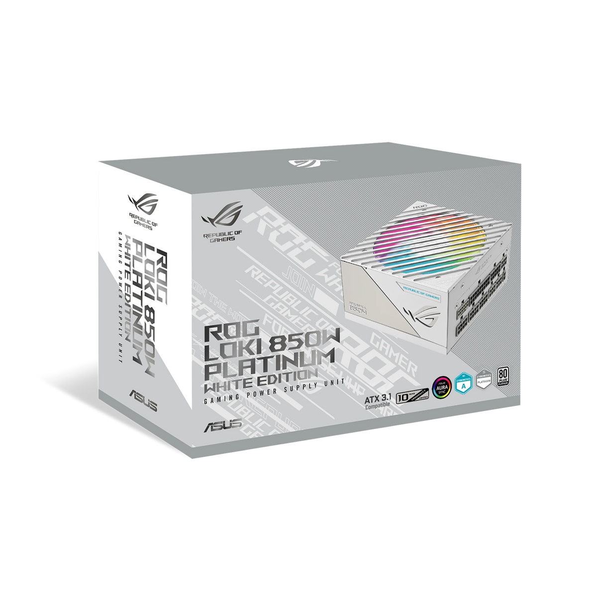ASUS ROG Loki SFX-L 850W Platinum White Edition – alimentation PC, boîte et contenu – photo 13
