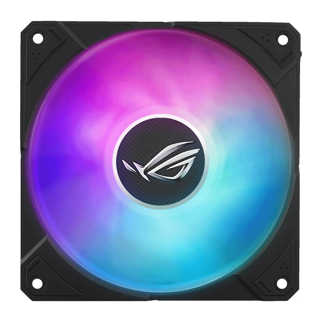 ASUS ROG RYUJIN III 360 ARGB Extreme Noir — vue produit 10 du watercooling AIO sur fond blanc carré — réf. 90RC0131-M0EAY0