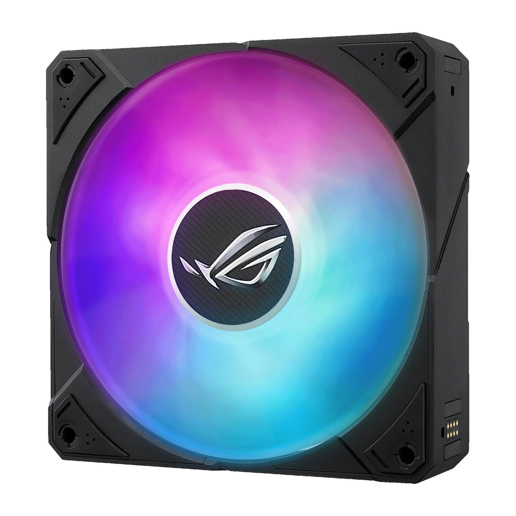 ASUS ROG RYUJIN III 360 ARGB Extreme Noir — vue produit 11 du watercooling AIO sur fond blanc carré — réf. 90RC0131-M0EAY0
