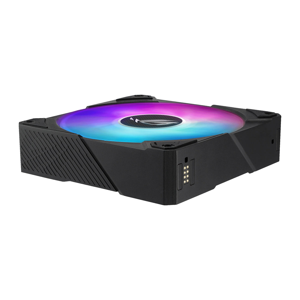 ASUS ROG RYUJIN III 360 ARGB Extreme Noir — vue produit 12 du watercooling AIO sur fond blanc carré — réf. 90RC0131-M0EAY0