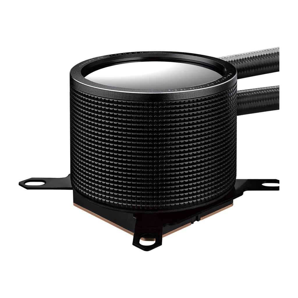 ASUS ROG RYUO III 240 ARGB Noir — vue de face du watercooling AIO sur fond blanc carré — réf. 90RC00J1-M0UAY0