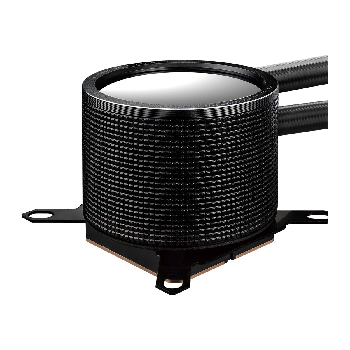 ASUS ROG RYUO III 240 ARGB Noir — vue de face du watercooling AIO sur fond blanc carré — réf. 90RC00J1-M0UAY0