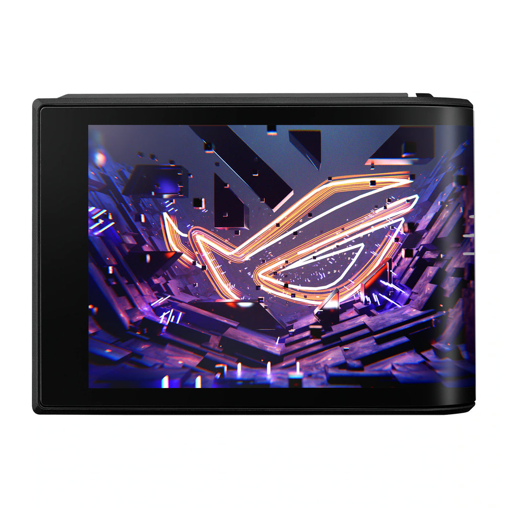 ASUS ROG Ryuo IV SLC 360 ARGB Noir — vue de l’écran 2 du watercooling AIO sur fond blanc carré — réf. 90RC0151-B0EAY0