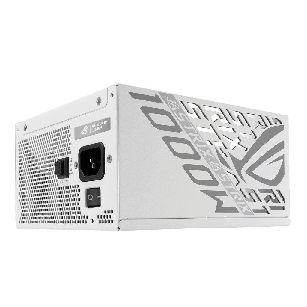 ASUS ROG Strix 1000W Platinum White Edition – alimentation PC, vue arrière – photo 7