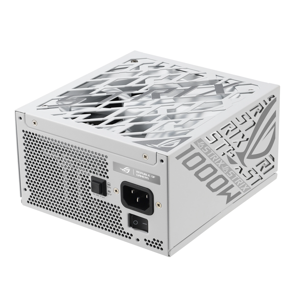ASUS ROG Strix 1000W Platinum White Edition – alimentation PC, vue arrière – photo 9
