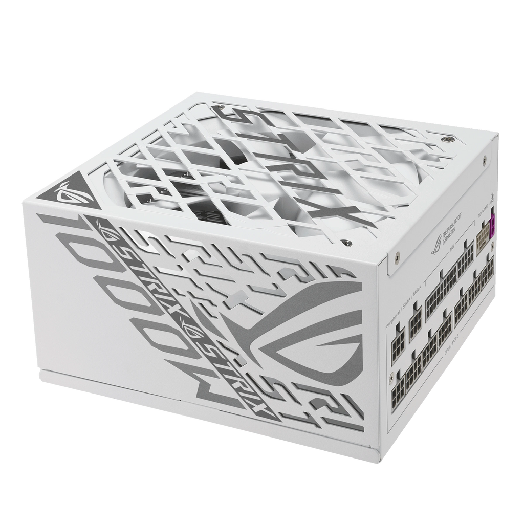ASUS ROG Strix 1000W Platinum White Edition – alimentation PC, vue de dessus – photo 10
