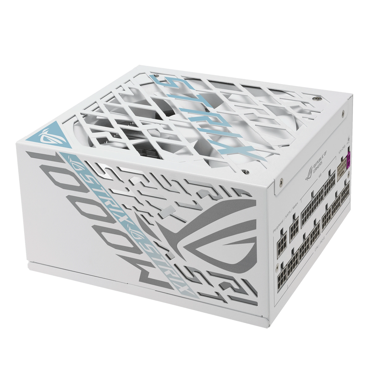 ASUS ROG Strix 1000W Platinum White Edition – alimentation PC, vue de dessus – photo 11