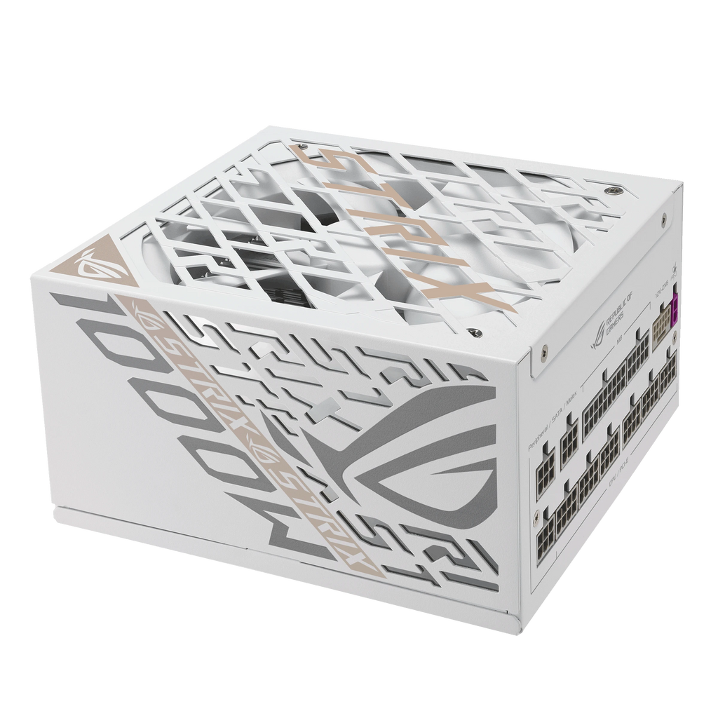 ASUS ROG Strix 1000W Platinum White Edition – alimentation PC, vue de dessus – photo 12