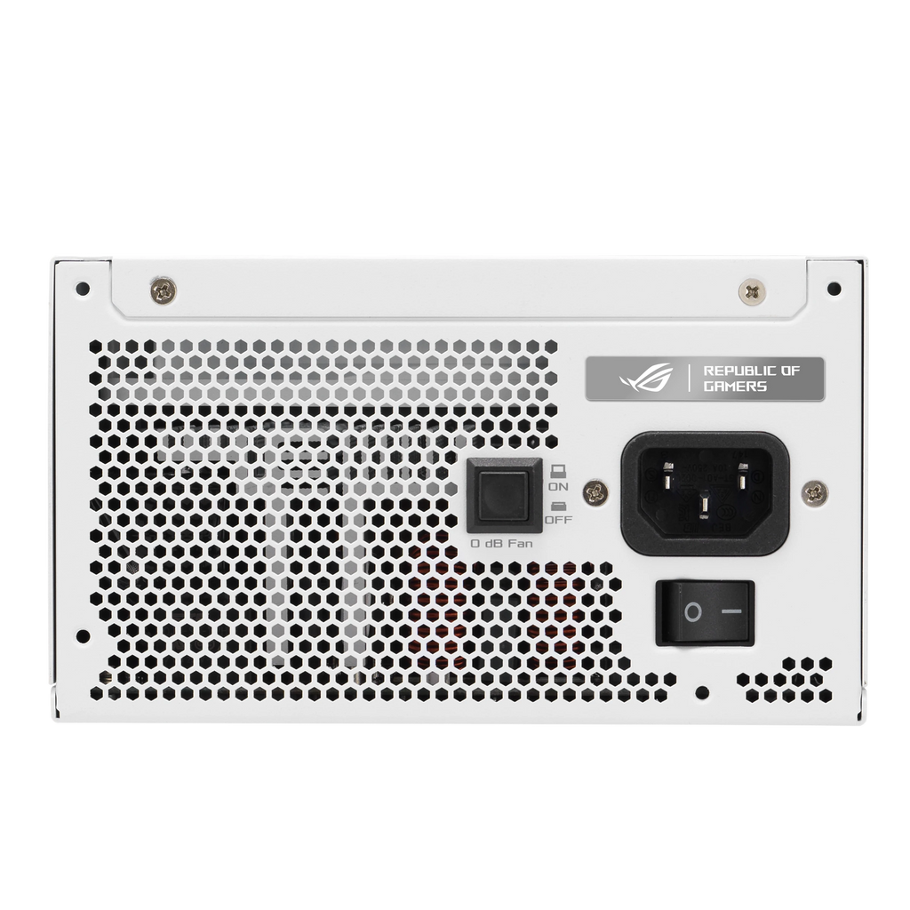 ASUS ROG Strix 1000W Platinum White Edition – alimentation PC, vue arrière – photo 14
