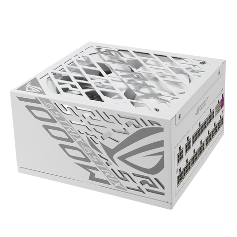 ASUS ROG Strix 1000W Platinum White Edition (ROG Equalizer) – alimentation PC, vue de dessus – photo 1