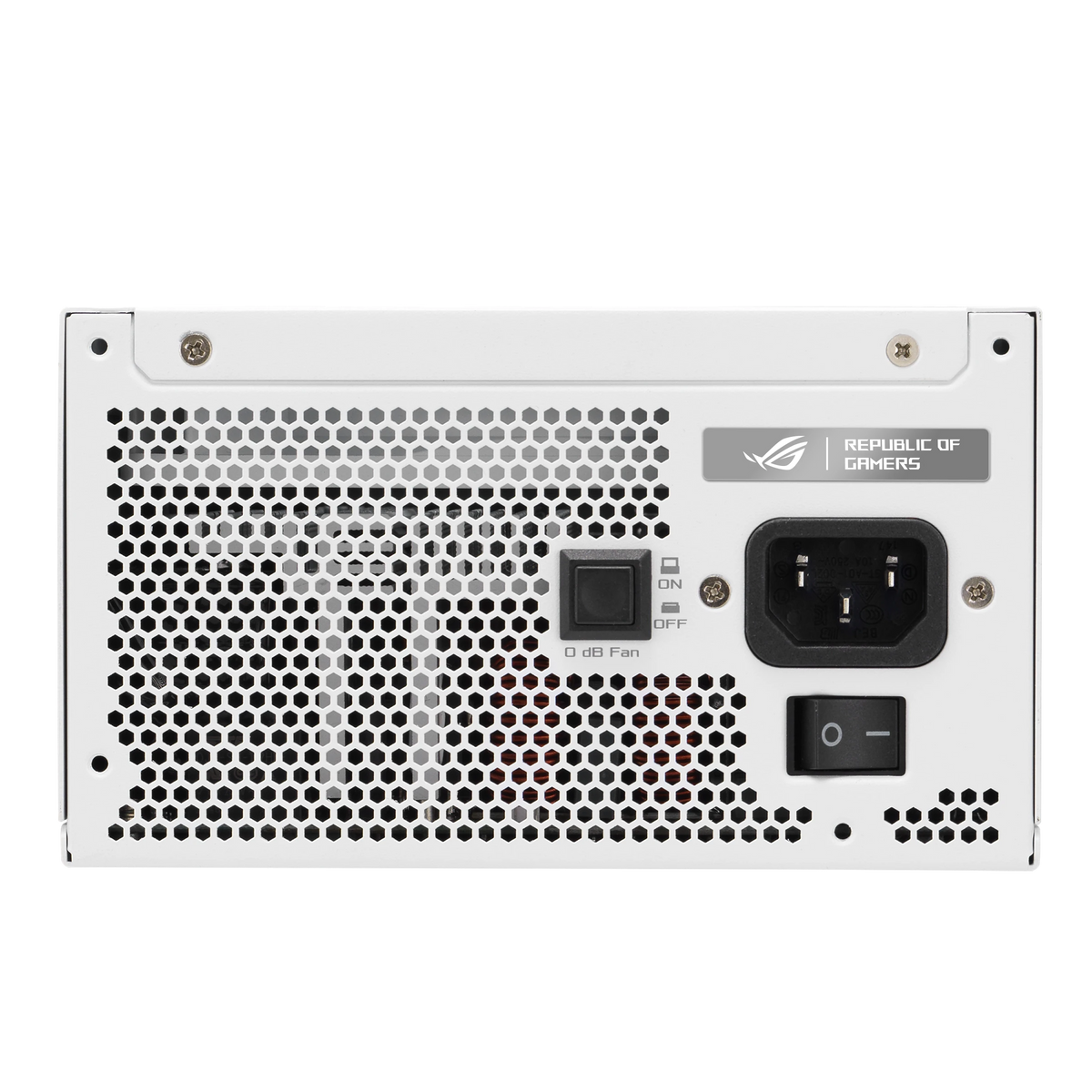 ASUS ROG Strix 1000W Platinum White Edition (ROG Equalizer) – alimentation PC, vue arrière – photo 12