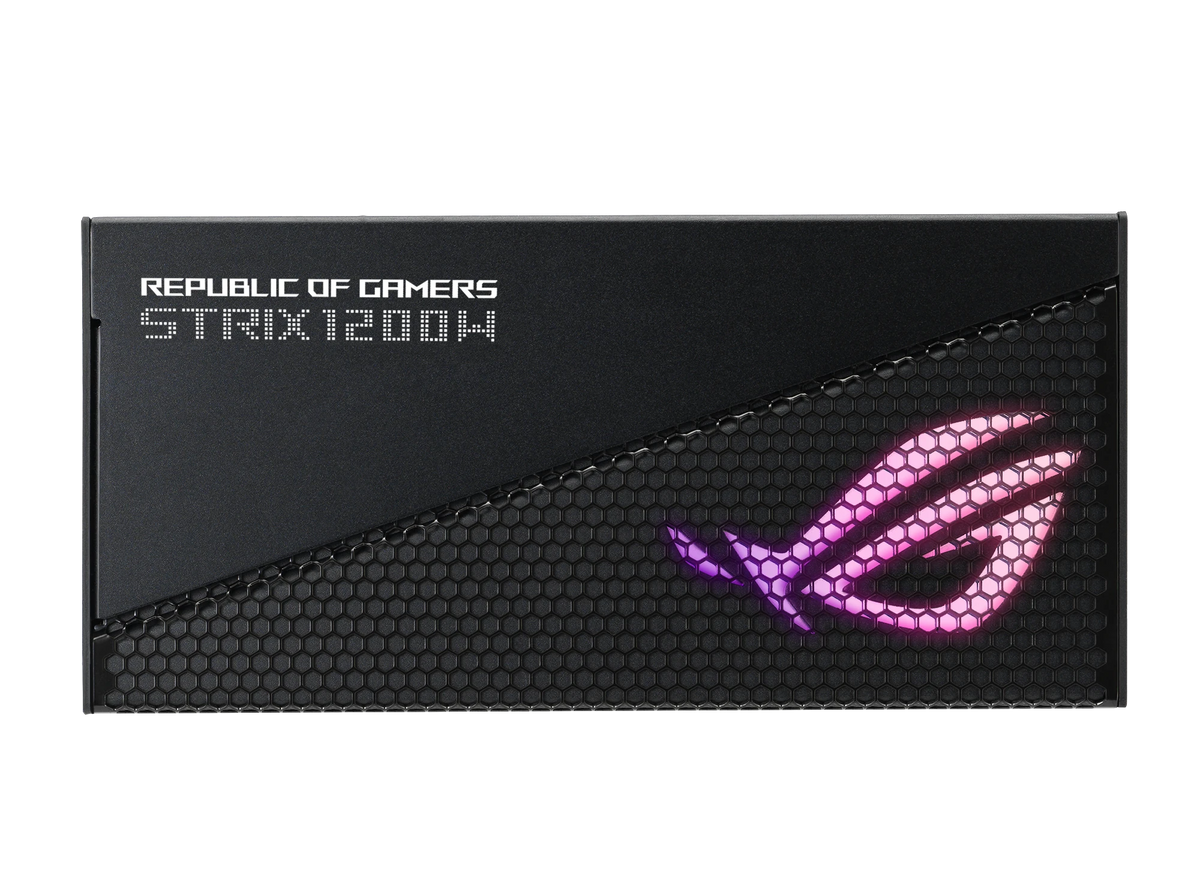 ASUS ROG Strix 1200W Gold Aura Edition – alimentation PC, vue côté gauche – photo 3