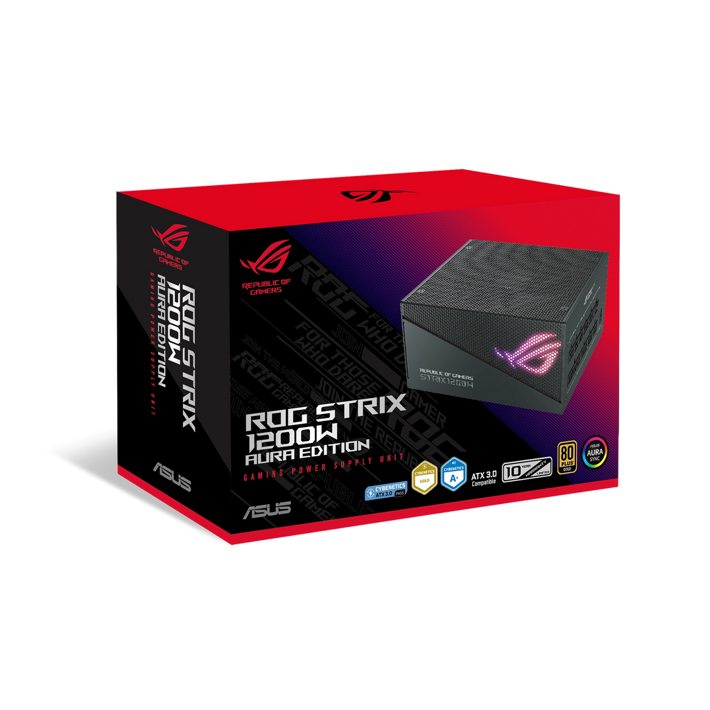 ASUS ROG Strix 1200W Gold Aura Edition – alimentation PC, boîte et contenu – photo 10